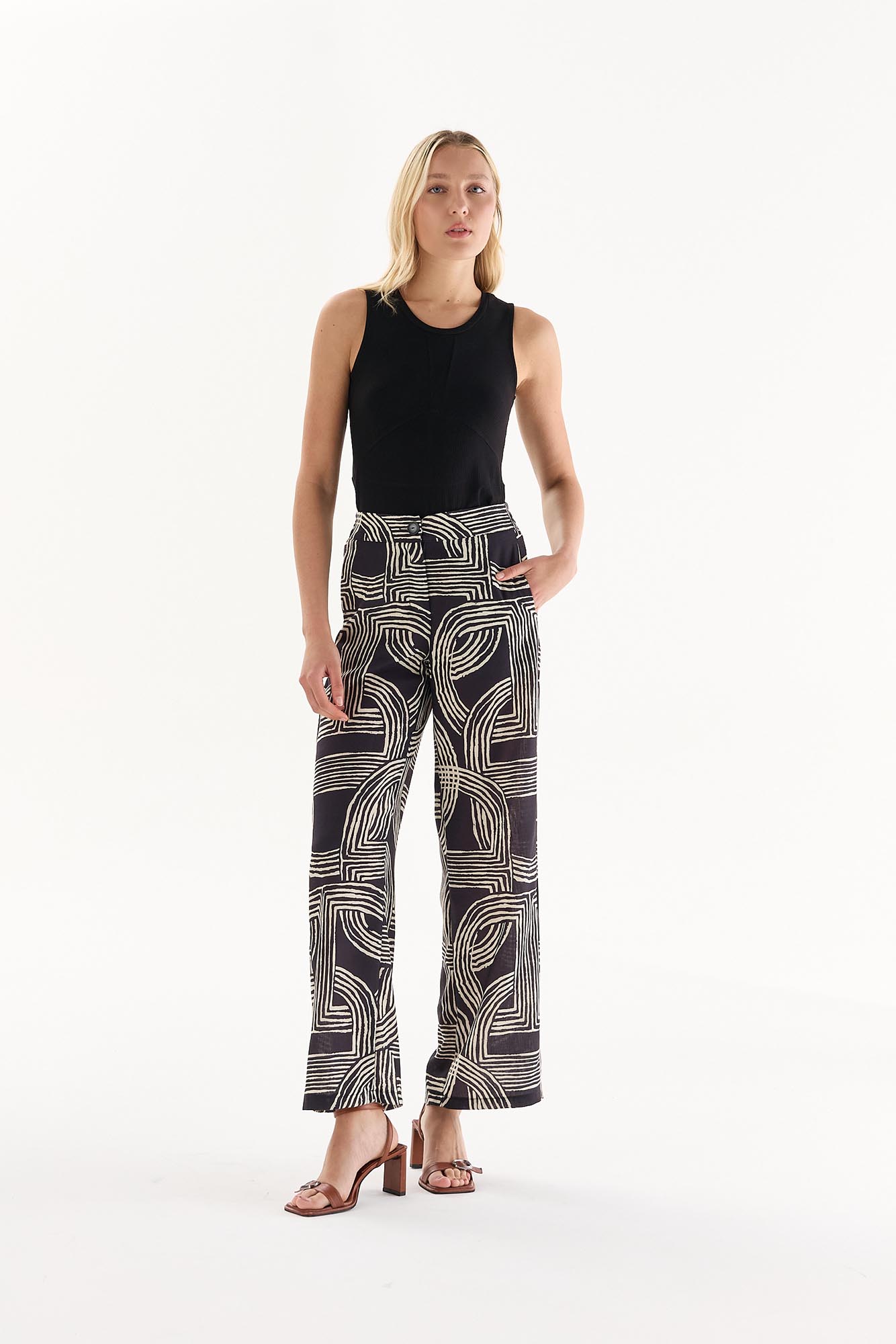 PANTALON AMOURE NEGRO